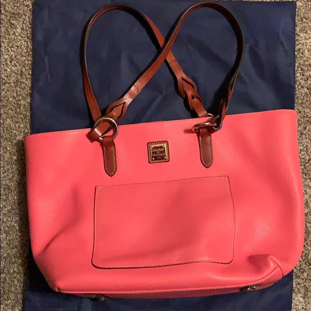 Tote, pebble grain leather